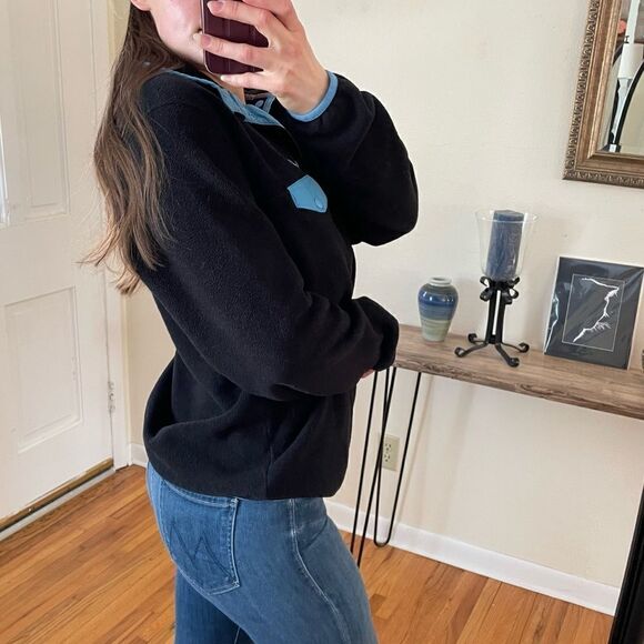 Patagonia Synchilla Snap-T Pullover Sweater Black M - Picture 3 of 11